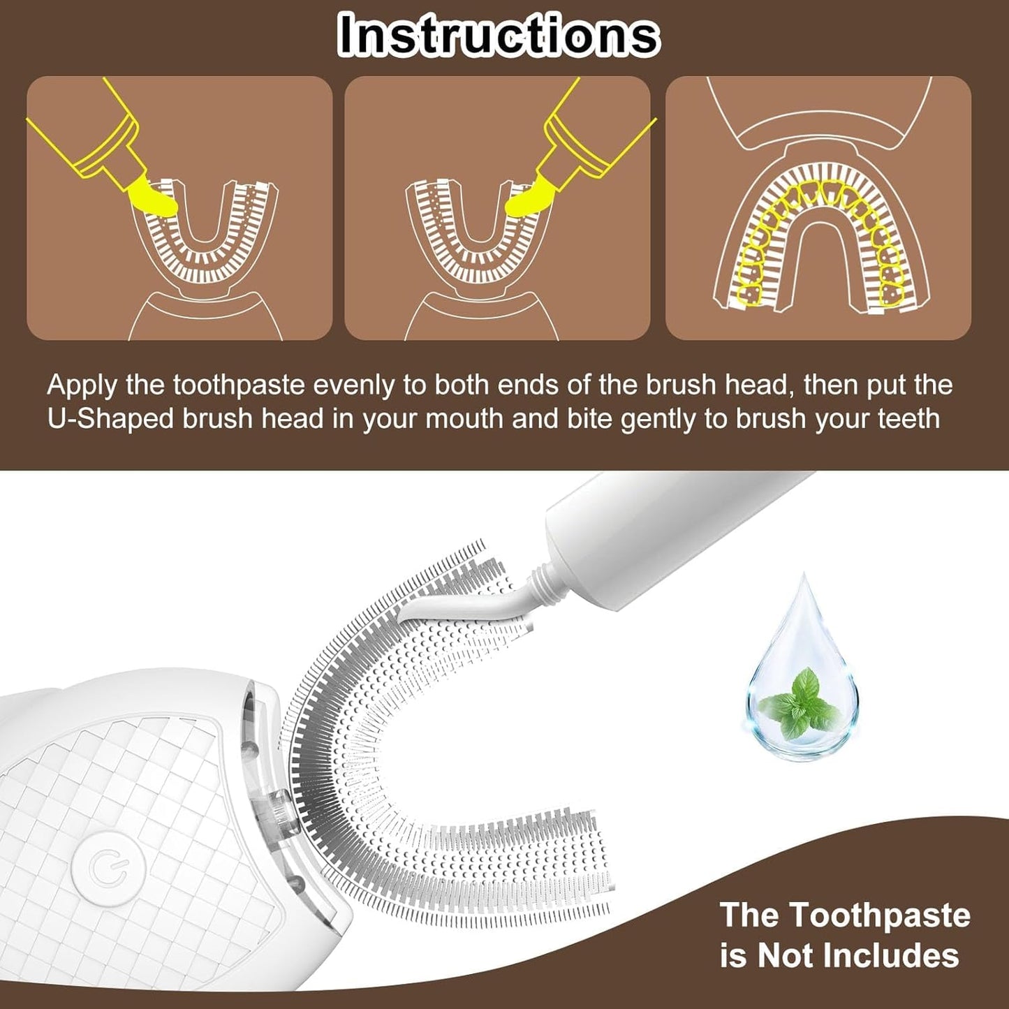 Ultrasonic Electric Toothbrush